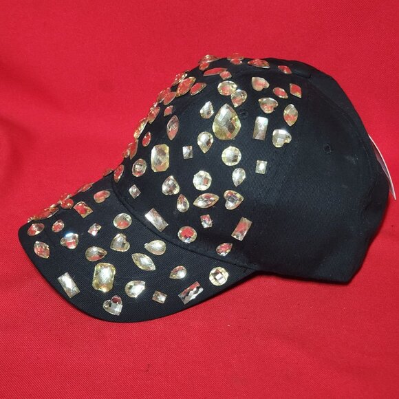 Something Special Womens Jewel Cap Bling Hat - Picture 3 of 10